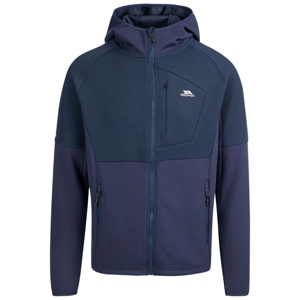 Trespass Mens Bani Active Full Zip Hoodie / Navy